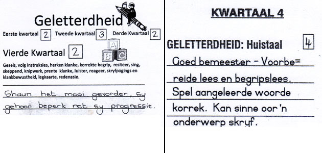 Shaun se rapport